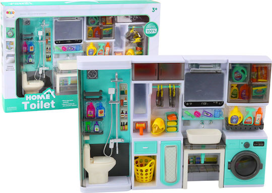 Bathroom Play Set 4in1 Shower Toilet Washing Machine Accessories