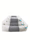 M-Pets Диван Легло за куче Бял 85x65см.