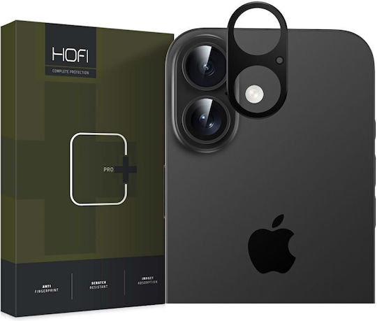 Hofi Alucam Pro+ Προστασία Κάμερας Μεταλλικό Πλαίσιο Μαύρο για το iPhone 16, iPhone 16 Plus