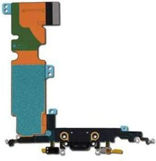 Flex Cable with Charging port in Black color for iPhone 8