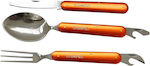 Campus Besteck für Camping Folding Knife and Fork Set