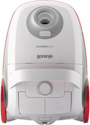 Gorenje 188W Bagged White Vacuum Cleaner VCEA21GPLW