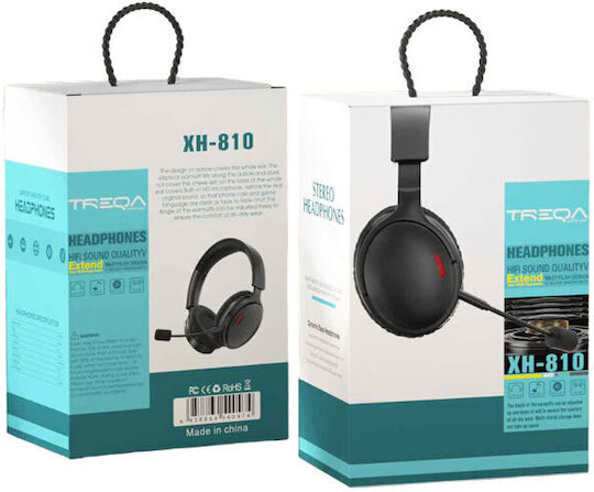 Treqa XH-810 Over Ear Gaming Headset με σύνδεση 3.5mm