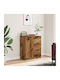 Vidaxl Cabinet Pal Wood 60x30x70cm Engineered Wood 1 Piece Brown