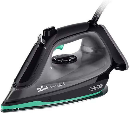 Braun Texstyle 5 Steam Iron 2700W with Ceramic Plate and Continuous Steam Supply 50g/min