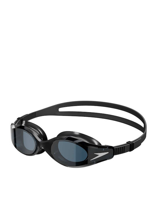 Speedo Schwimmbrille Erwachsene mit Antibeschlaggläsern Schwarz
