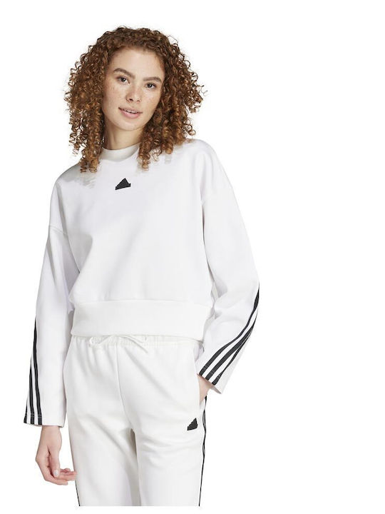 Adidas Future Icons 3-stripes Sweatshirt Hanorac pentru Femei Alb