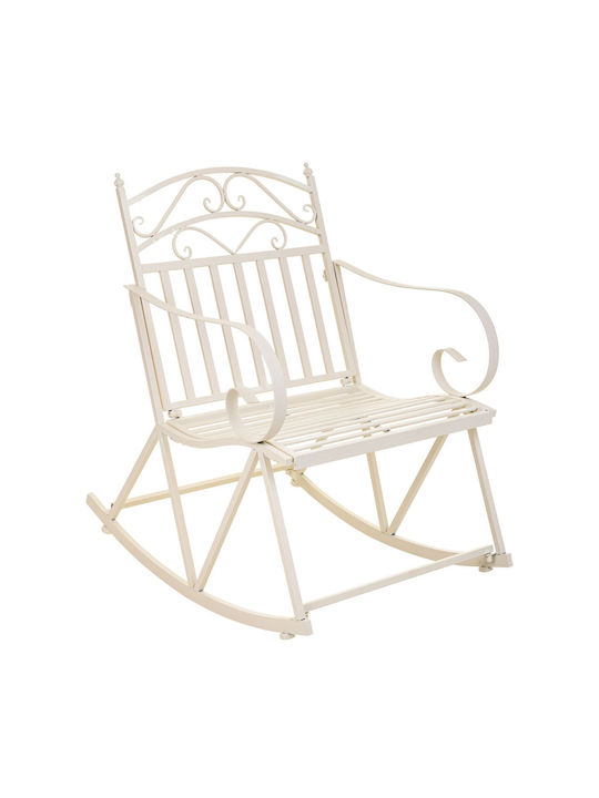 Rocking Chair White 1pcs 24x45x24cm.