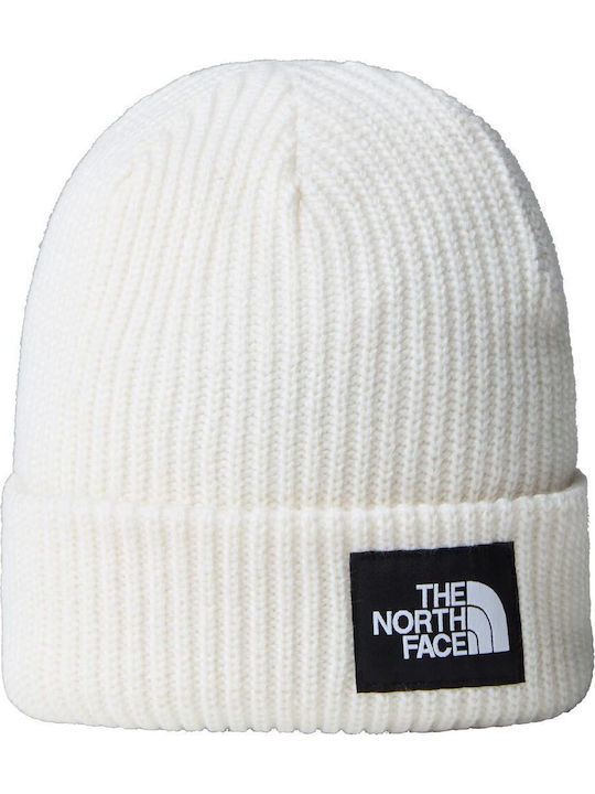 Salty Beanie Γυναικείος Σκούφος Πλεκτός σε Λευκό χρώμα