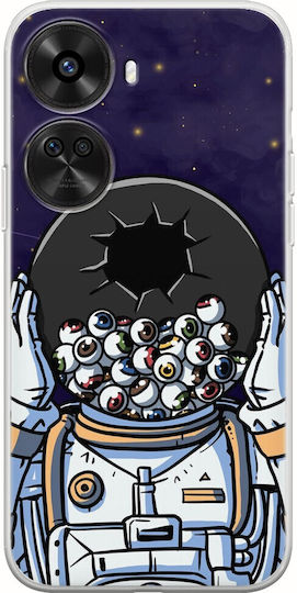 Weirdcore Astronaut Huawei Nova 12 Se Flexible TPU Transparent Silicone