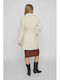 Vila Women's Long Coat Beige