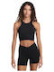 Dri-FIT One Twist Γυναικείο Αθλητικό Μπουστάκι Μαύρο με Επένδυση