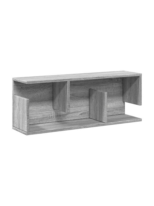 Shelf Wall Grey Sonoma 80x20x30cm