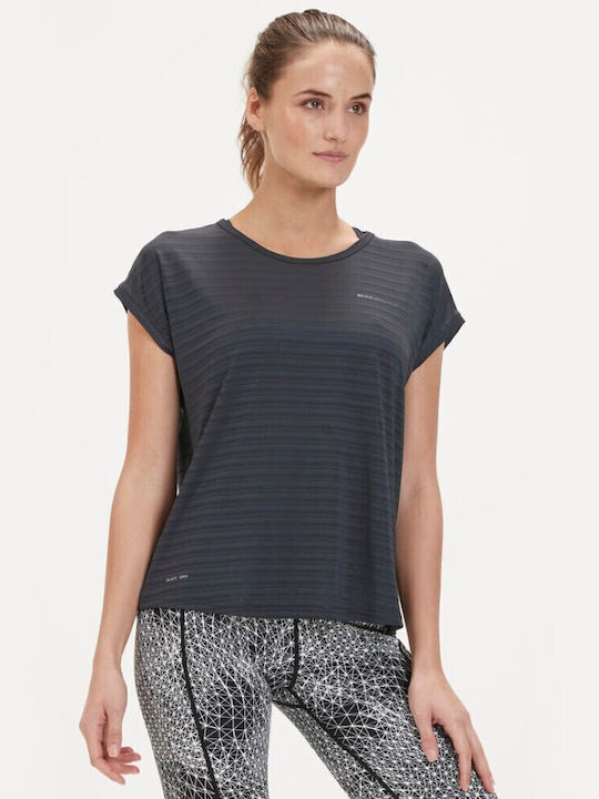 Damen Sportlich T-Shirt Black