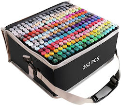 Extralink Alcohol Marker Set Felt-tip Pens Mazaki Felt-tip Pens 262 Pieces Extralink Alcohol Marker Set Felt-tip Pens Mazaki Felt-tip Pens 262 Pieces