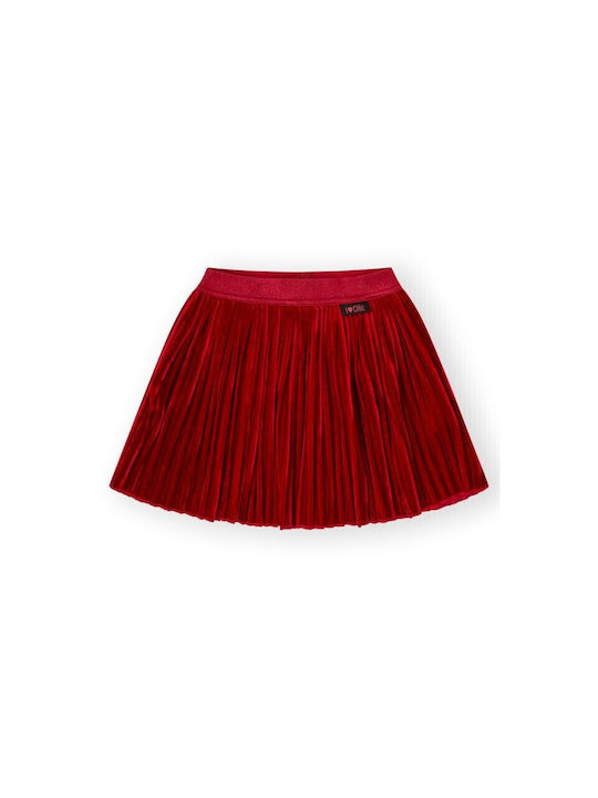 Canada House Kids Pleated Skirt Red