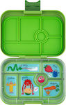 Yumbox Original 6-sections Lunchbox Matcha Green Funny Monsters