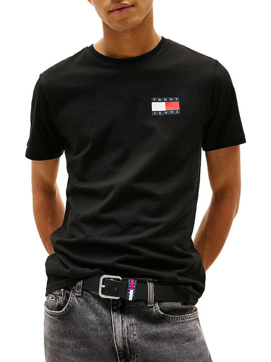 Tommy Hilfiger Flag T-shirt Black Tommy Hilfiger Flag T-shirt Black