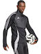 Tiro 24 Aeroready Athletic Long Sleeve Black Blouse