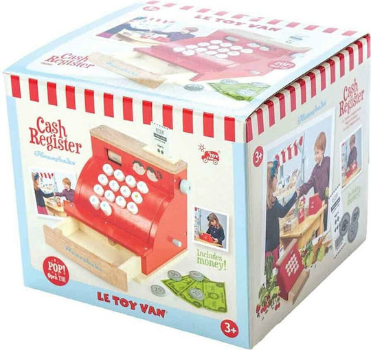 Le Toy Van Kinderspielzeug Registrierkasse aus Holz für 3+ Jahre