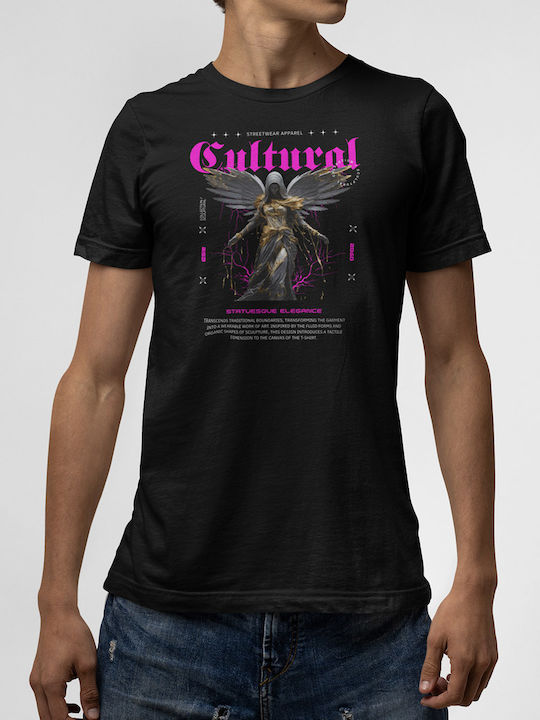 T-shirt Μαύρο Cultural