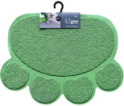 Glee Πατάκι Τουαλέτας Paw Σκούρο Λαχανί 45x60cm Glee Πατάκι Τουαλέτας Paw Σκούρο Λαχανί 45x60cm