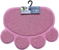 Glee Πατάκι Τουαλέτας Paw Σκούρο Ροζ 45x60cm