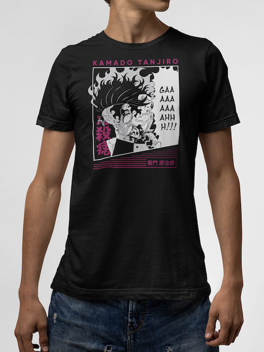 T-Shirt Schwarz Tanjiro V4