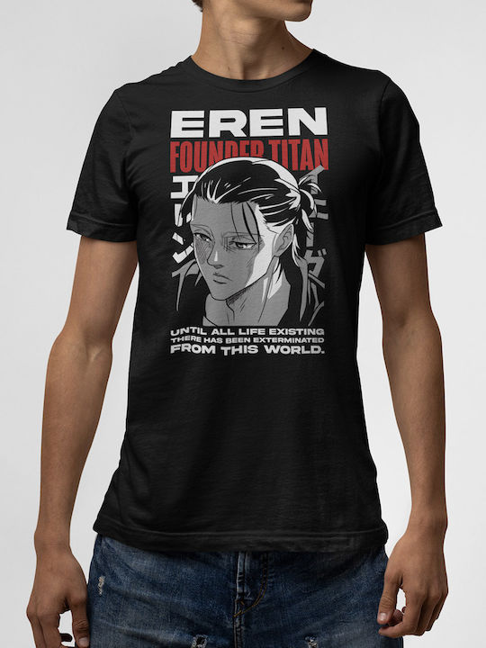 T-shirt Black Eren V1