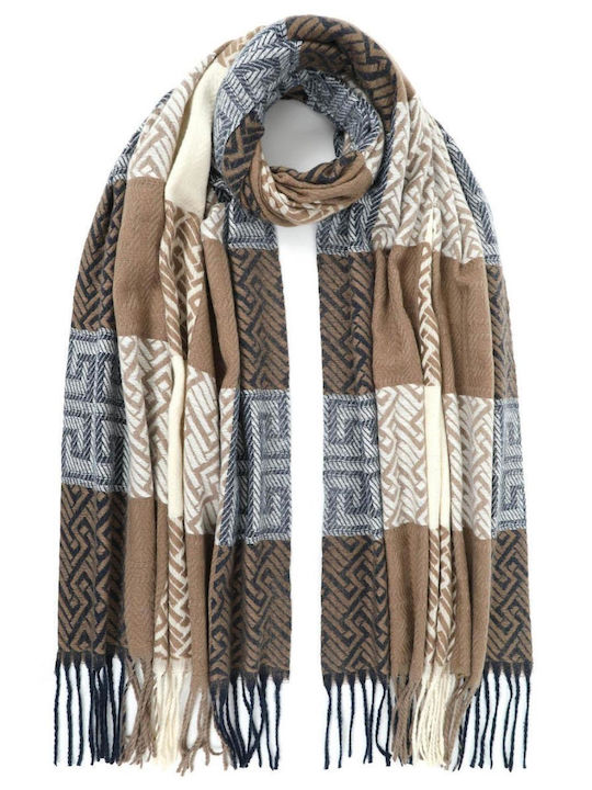 Doca Women's Wool Scarf Beige