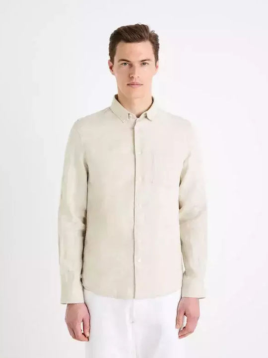 Leinen Hemd Natural Beige