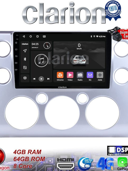 Clarion Sistem Audio Auto pentru Toyota Magazin online 2006 > 2022 (Bluetooth/USB/WiFi/GPS/Apple-Carplay/Android-Auto) cu Ecran Tactil 9"