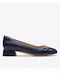 Clarks Leather Blue Heels Court