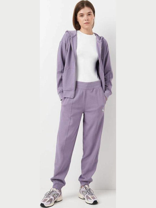 PUMA Purple Hooded Cardigan PUMA Purple Hooded Cardigan