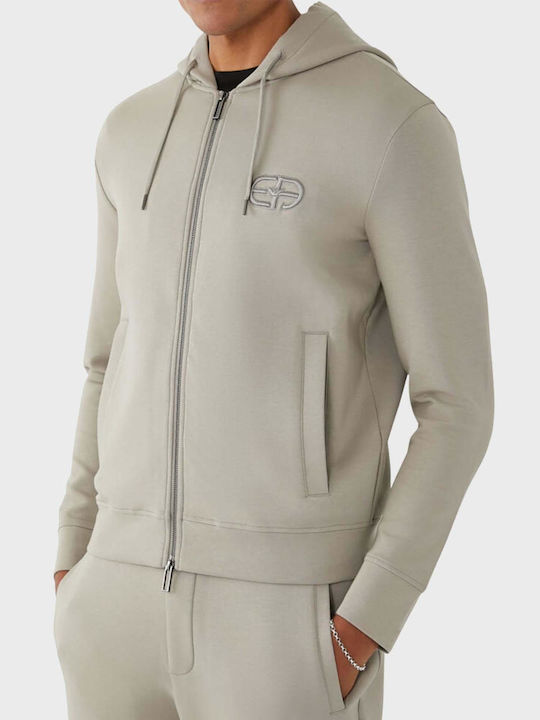 Men's Knitted Cardigan Beige