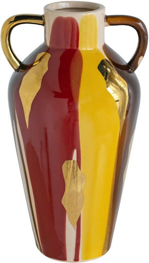 Artekko Ekko Декоративна Керамична Ваза Многоцветна 18.7x16.3x31.5 См