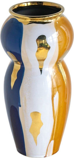 Artekko Ekko Dekorative Keramikvase Mehrfarbig 20x20x41,3 cm