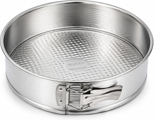 Zenker Backform Abnehmbarer Boden Silver Ø26cm