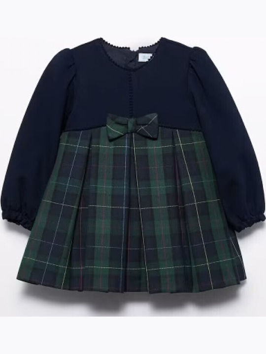 Abel Lula Kinderkleid Langärmelig Geprüft Marineblau