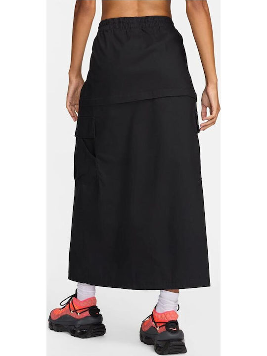 Sportswear Midi Пола Черен