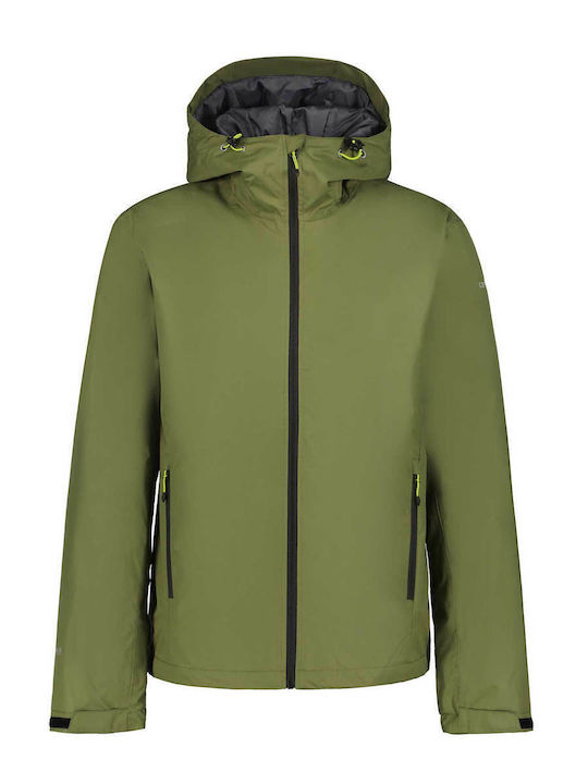 Icepeak 56234501-570 Ανδρικό Μπουφάν για Σκι & Snowboard Πράσινο