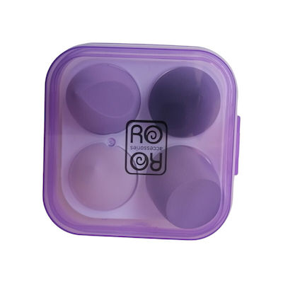 Ro-Ro Accessories Set cu Bureți de Machiaj 4buc