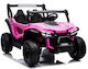 Elektrisches Doppelsitzer Auto Mit Fernbedienung Rosa Für 3+ Jahre