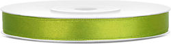 Satin Ribbon Light Green 6mm/25m