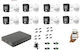 Hikvision Surveillance System Cameras Analog with Recorder