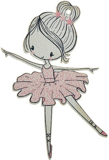 Nuova Vita Wooden Ballet Dancer Decorative Element for Wedding Favors