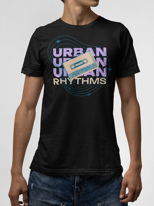 Tricou Negru Ritmuri Urbane