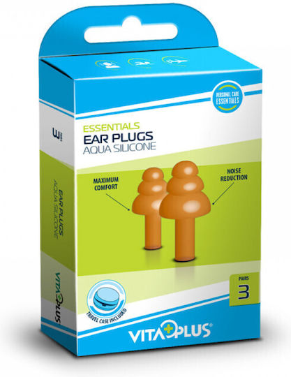 Medinox Silicone Earplugs Orange 6pcs