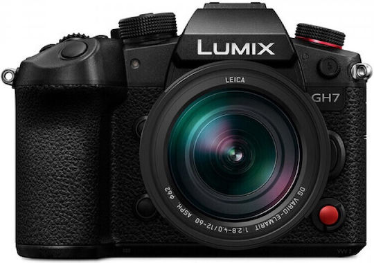 Panasonic Lumix GH7 Mirrorless Φωτογραφική Μηχανή Kit (Leica DG Vario-Elmarit 12-60mm F/2.8-4 Asph. Power OIS) Μαύρη