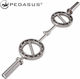 Pegasus PG‑2315 Ίσια Μπάρα Ολυμπιακού Τύπου Φ50 14.8kg Μήκους 120cm με Κολάρα Μανταλάκια